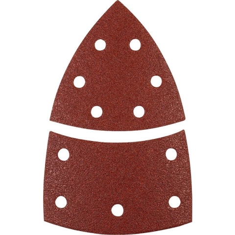 KWB schuurschijf 100 x 62, 93 mm - Korrel 40 - Klittenbandhechting - 496104 - 5 stuks