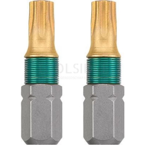 KWB - Schroefbit Torx 25mm Titaan Torx-25 - 2 stuks