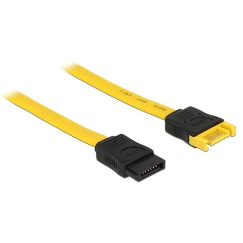 DeLOCK 83949 SATA-kabel 0,2 m Geel SATA 7-pin