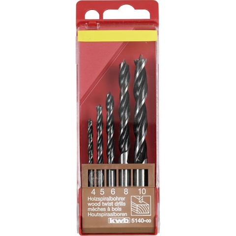 KWB Houtspiraalborenset - 5-delig