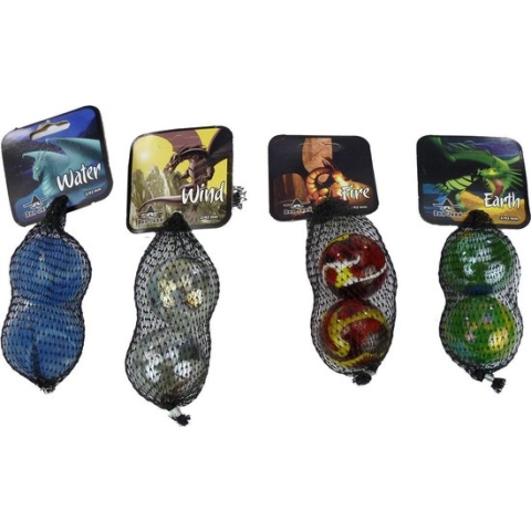 Buitenspeelgoed Knikkers Wind, Vuur, Aarde of Water 42mm