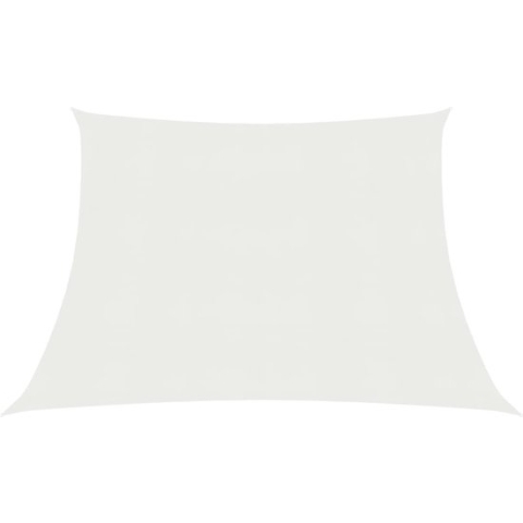 vidaXL-Zonnezeil-160-g/m²-3/4x3-m-HDPE-wit