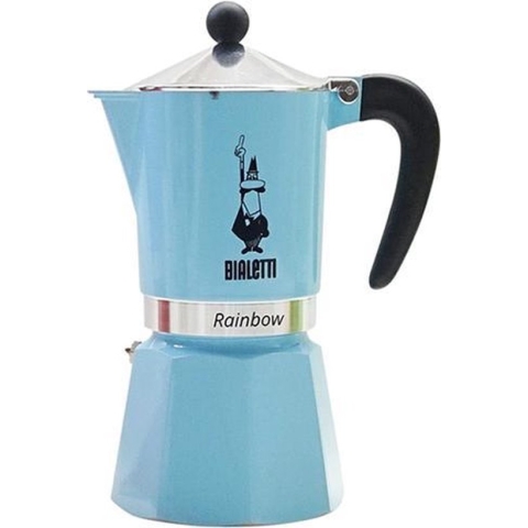 Bialetti Rainbow Azzurro Percolator 300ml – 6 kops