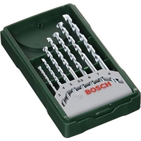 Bosch X-Line steenborenset- 7-delig - Voor steen