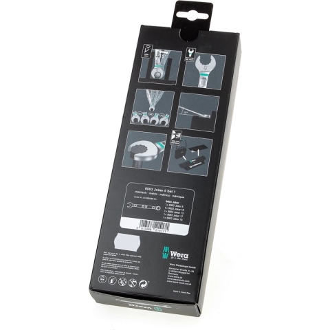 Wera 6003 Joker Ringsteeksleutelset 5-delig - 05020230001