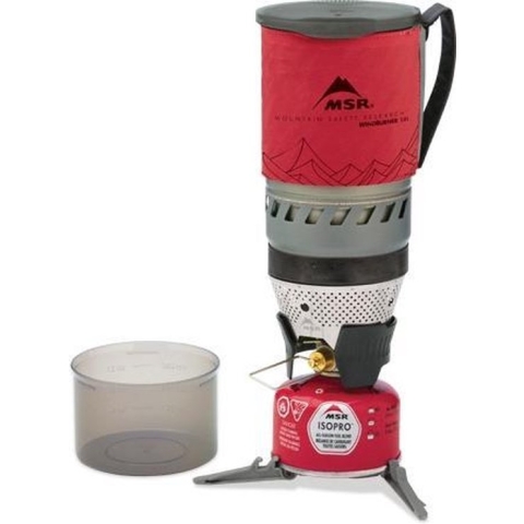 MSR WindBurner 1.0L Sys,Red,3Lang - Campingkooktoestel - - Red