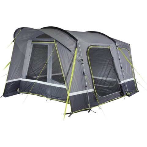 High Peak Tunnel bustent Riva 2.0, 2,15 m stahoogte, aanbouwhoogte 180 -240cm variabel met ritssluiting, 4000 mm waterdicht