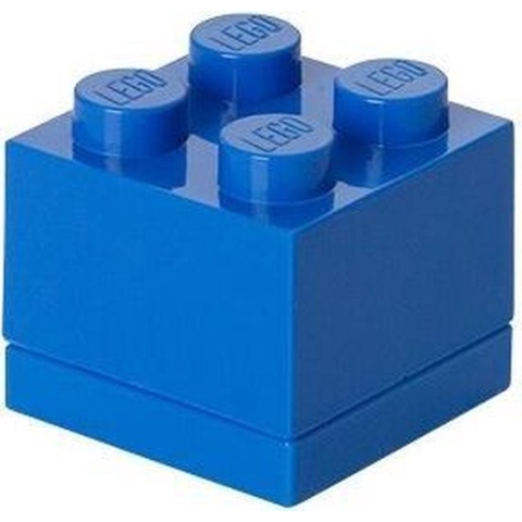 Lego - Opbergbox Mini Brick 4 - Polypropyleen - Blauw