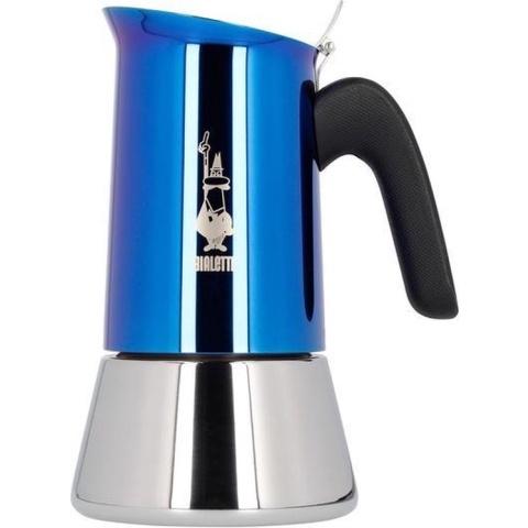 Bialetti Venus Blue metallic - Percolator - 6 kops - Roestvrijstaal - Inductiegeschikt