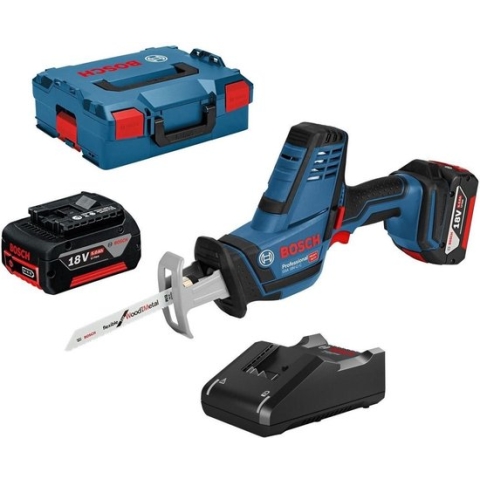 Bosch Professional GSA 18V-LI C Reciprozaag - Met 2x accu's en lader - Incl. koffer