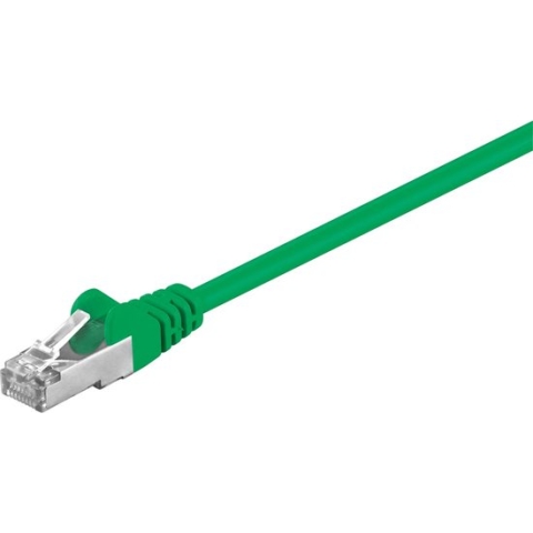 Goobay CAT 5e netwerkkabel, SF/UTP, Groen, 2 m