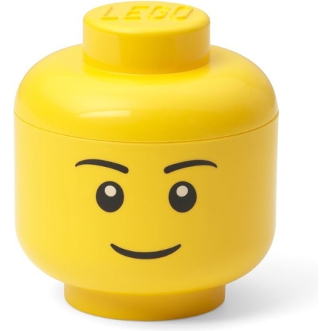 Lego - Opbergbox Hoofd Boy Mini - Polypropyleen - Geel