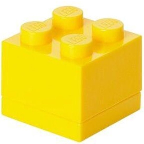 Opbergbox Mini 4, Geel - LEGO