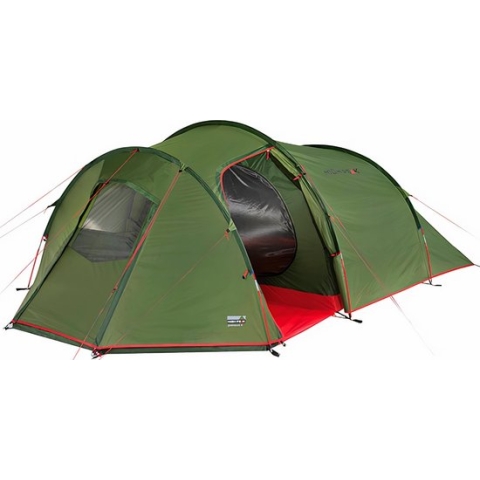 High Peak Tunneltent Goshawk 4.0 400 X 230 X 140 Cm - Groen - 4 Persoons