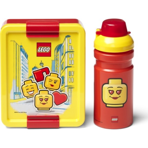 LEGO - Lunchset Iconic Girl, Rood