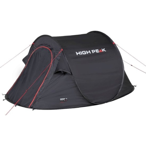 High Peak Pop Up Tent Vision 2 235 X 140 X 100 Cm - Zwart - 2 Persoons