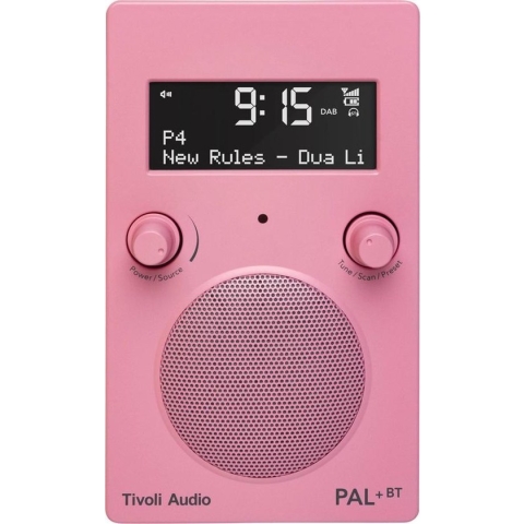 Tivoli Audio - PAL+Bluetooth - Draagbare DAB+ radio - Roze