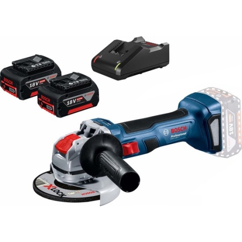 Bosch Professional GWX 18V-7 Accu Haakse Slijper 18V 4.0Ah (2x) in L-Boxx - 06019H9105