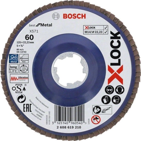 Bosch Lamellenschijf Xlock 125 k60