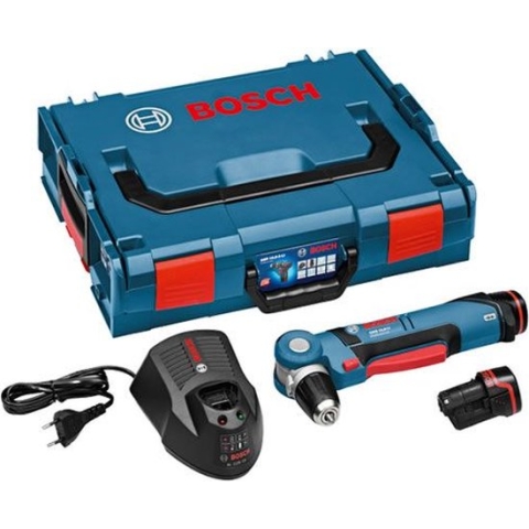 Bosch Professional GWB 10,8-LI Haakse accuboormachine - 12 V - Met 2 x 2,0 Ah Li-Ion accu's