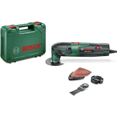Bosch PMF 220 CE Multitool - op snoer - Oscillerend - 220W - Incl. 5 accessoires en koffer