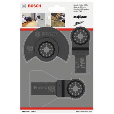 Bosch 3-delige universele set