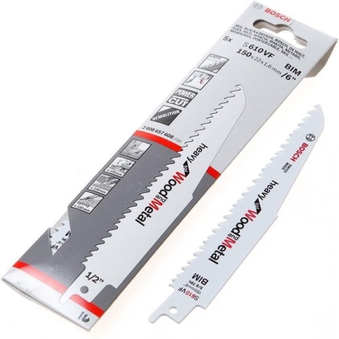 Bosch - Reciprozaagblad S 610 VF Heavy for Wood and Metal