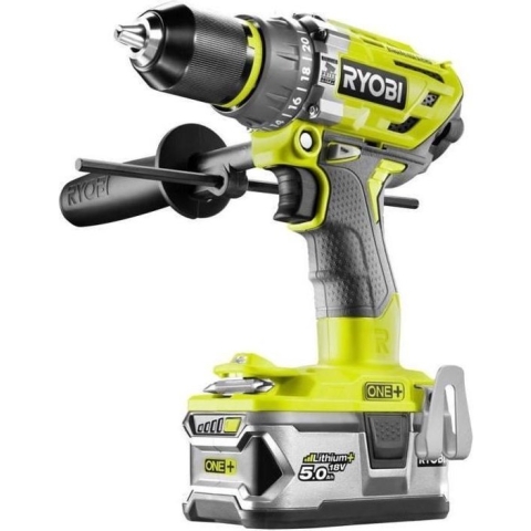 RYOBI BORSTELLOZE Boormachine 18V - 1x5Ah / 1x2Ah