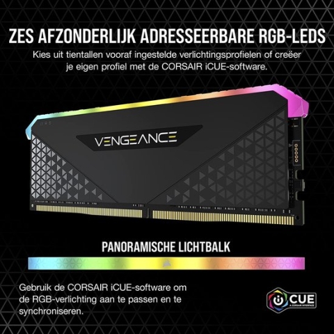 Corsair DDR4 Vengeance RGB RS 2x8GB 3200 Geheugenmodule