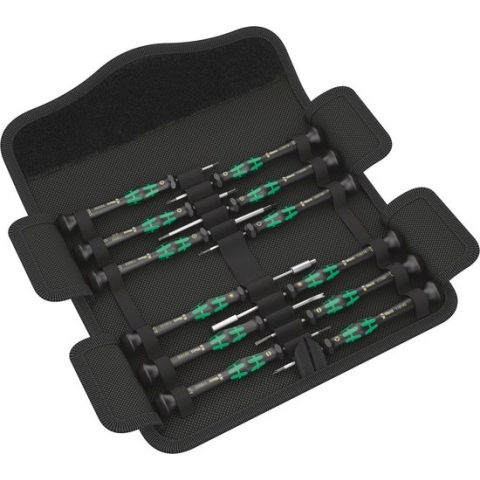 WERA Kraftform Micro 12 Electronics 1 Micro-schroevendraaierset, 12-delig
