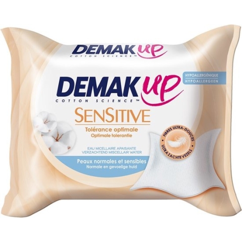 Demak'up Reinigingsdoekjes sensitive - 23 st