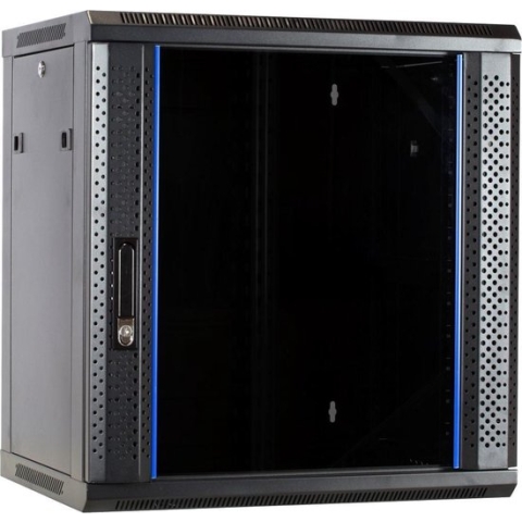 DSIT 12U wandkast / serverbehuizing met glazen deur 600x450x635mm (BxDxH) - 19 inch