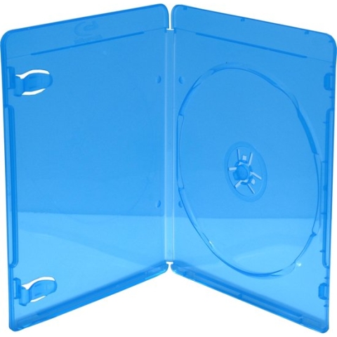 MediaRange BOX39-50 CD-doosje Blu-Ray-doos 1 schijven Blauw, Transparant