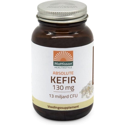 Mattisson Kefir Probiotica 130mg - Symbiotica: Pre- en Probiotisch Kefir Poeder - 60 Capsules