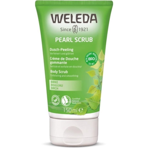 WELEDA - Pearl Scrub Douchecrème - Berken - 150ml - 100% natuurlijk