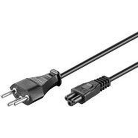 Goobay Netaansluitkabel Zwitserland, 1,8 m, zwart