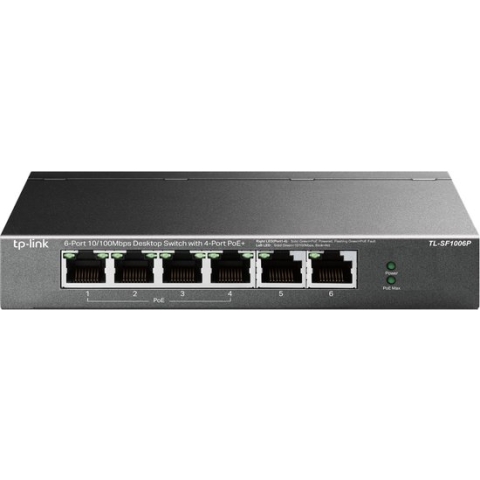 TP-LINK TL-SF1006P - Netwerk Switch - PoE