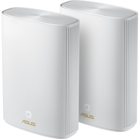 ASUS ZenWiFi XP4 - Mesh WiFi - Hybrid- WiFi 6 - Wit - 2-pack