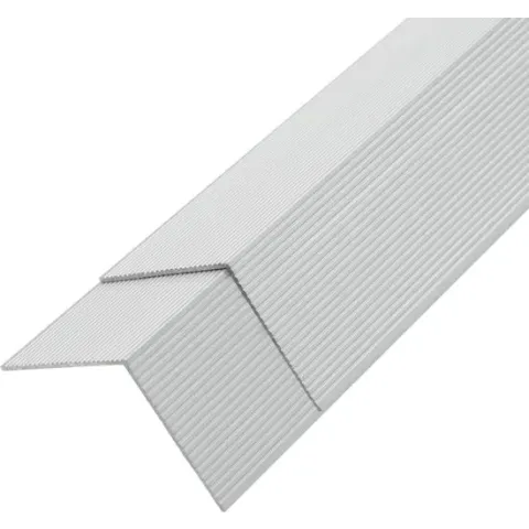 5 st Terras hoekplinten 170 cm aluminium zilverkleurig