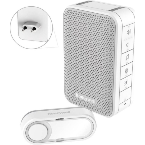 Honeywell - Bel Draadloos Plug 150M 6Mel 84Db Wit - Wit