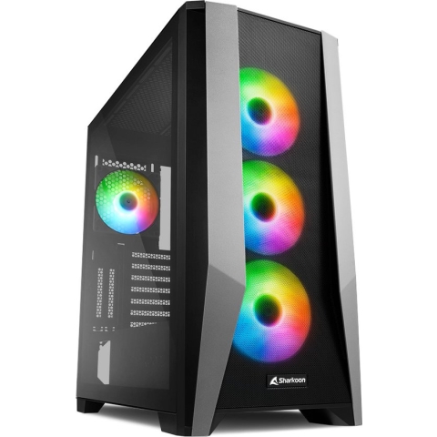 ATX Semi-tower Box Sharkoon TG7M ATX LED RGB
