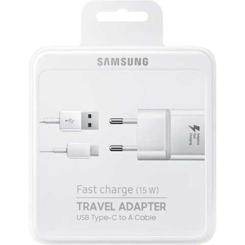 Samsung 15W snellader - incl. 1.2m USB-C kabel - Wit