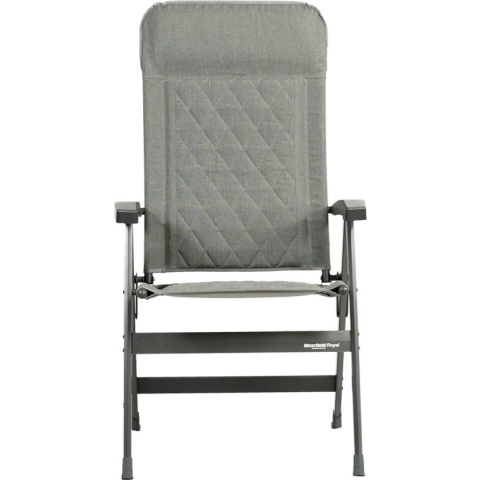 Westfield Performance Campingstoel Royal Lifestyle Grey - In 7 standen verstelbaar - Compact en lichtgewicht - Zeer comfortabel