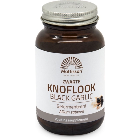Mattisson Zwarte Knoflook Capsules ABG10+ - 250mg - Aged Black Garlic - Gefermenteerde Knoflook - Voedingssupplement - Antioxidant - 60 Capsules