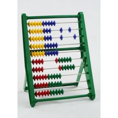 Telraam abacus plastic assorti kleur (1 stuk) assorti