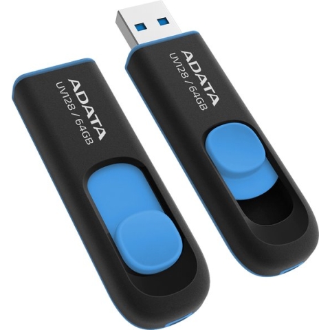 USB UV128 64GB 3.0 black/blue