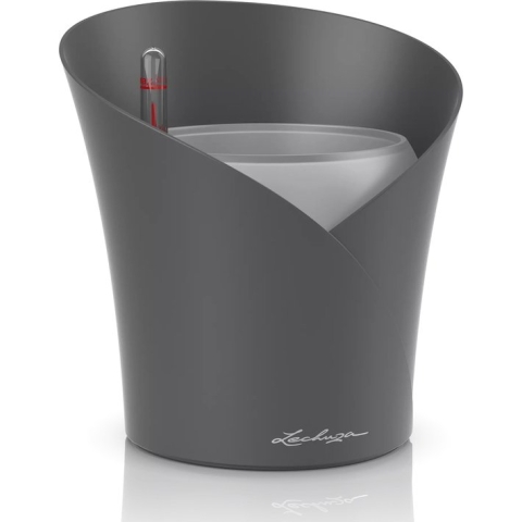 LECHUZA ORCHIDEA - plantenbak - ALL-IN-ONE set - leisteen grijs