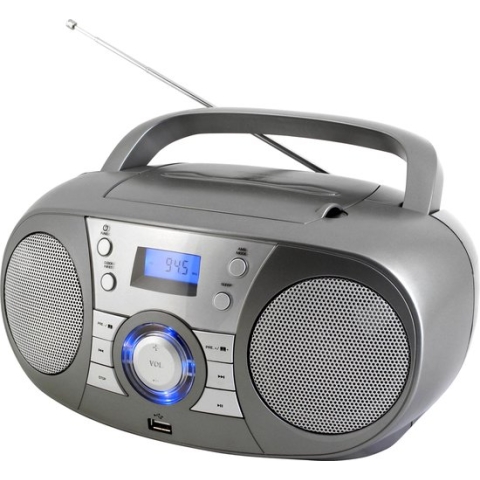 Soundmaster SCD1800TI - Boombox met DAB+/FM-radio, CD/MP3-speler, bluetooth en USB
