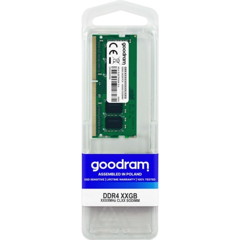 RAM Memory GoodRam CL22 SODIMM 8 GB DDR4 3200 MHZ DDR4 8 GB