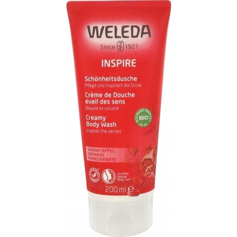WELEDA - Inspire Douchecrème - Granaatappel - 200ml - 100% natuurlijk